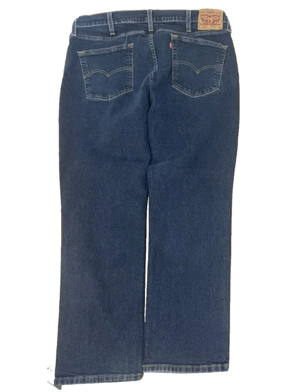 Levi's Levi Strauss & Co 514 Straight Leg Regular Fit Blue Jeans Mens Sz 38 x 30